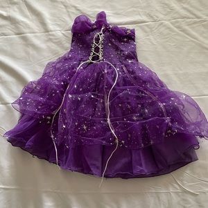 TipTop Purple Organza Dress
